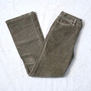 DKNY Taupe Corduroy Straight Pants